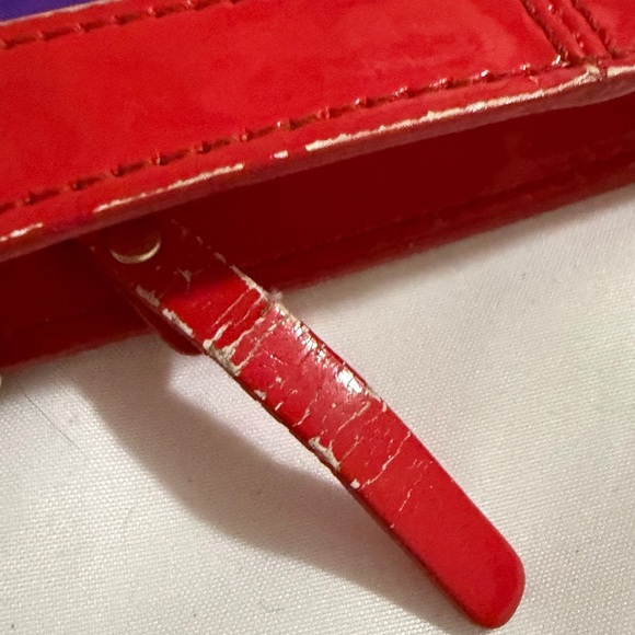 🐰Rehab Kate Spade Red and Purple Coin Purse - Picture 3 of 10